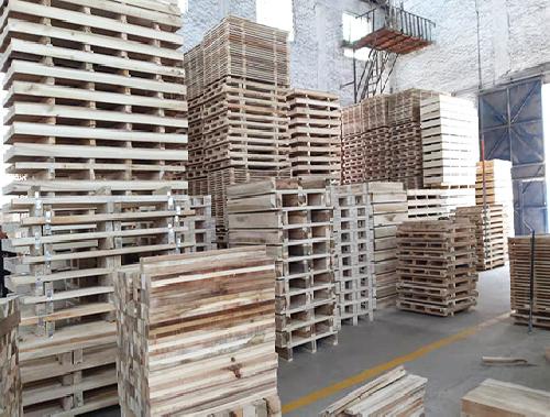 木托盤定制現(xiàn)場